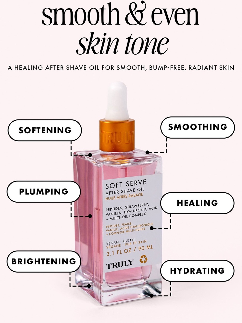 Truly Soft Serve After Shave Oil 3.1fl oz/90ml